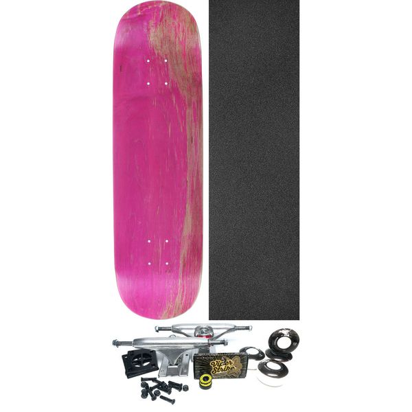 Blank Skateboards Quincy Woodwright Popsicle Assorted Colors Skateboard Deck - 8.5" x 32" - Complete Skateboard Bundle